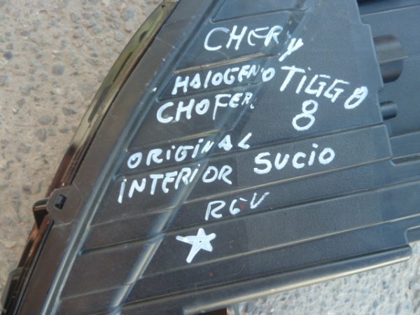 optico chery tiggo 8 2020 2024 chofer halogeno - daños - Imagen 2