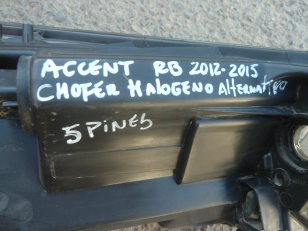 optico accent rb 2012 2015 5pines chofer alternativo - daños - Imagen 3