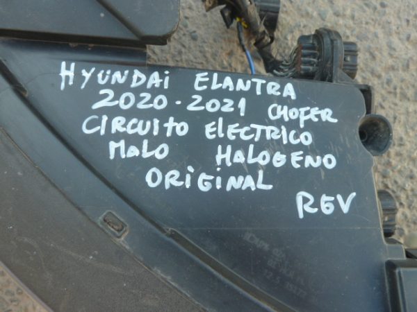 optico hyundai elantra 2019 2020 chofer halogeno - daños - Imagen 3