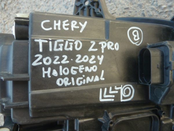 optico chery tiggo 2 pro 2022 2024 chofer halogeno original - Imagen 2