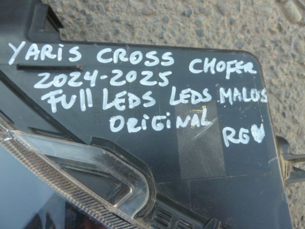 optico toyota yaris cross 2024 2024 chofer full leds - leds  malos - Imagen 2