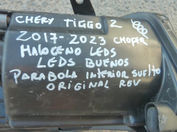 optico tiggo 2 2017 2023 chofer halogeno/leds - daños - Imagen 3