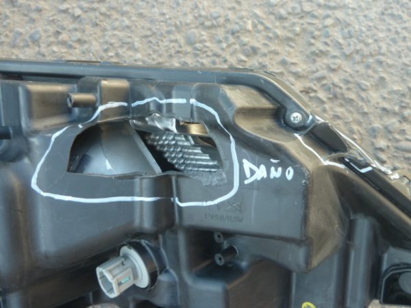 optico nissan xtrail t32 2019 2022 chofer halogeno/leds  - daños - Imagen 7