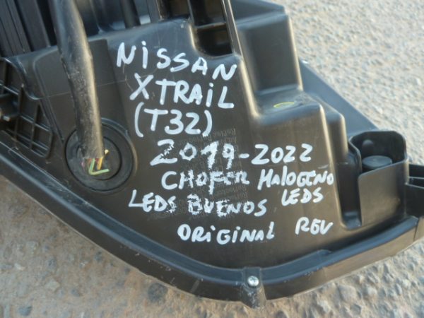 optico nissan xtrail t32 2019 2022 chofer halogeno/leds  - daños - Imagen 5