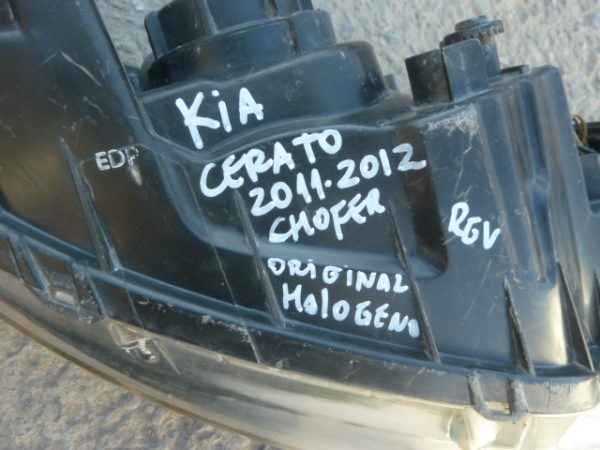 optico kia cerato 2011 2012  chofer  halogeno - daños - Imagen 4