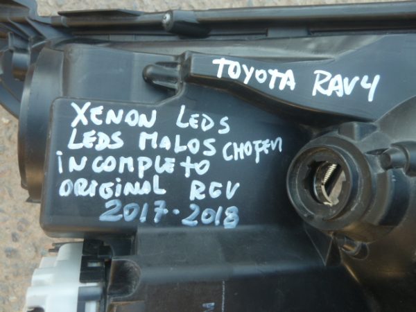 optico toyota rav4 2017 2018 xenon/leds chofer  daños - Imagen 3