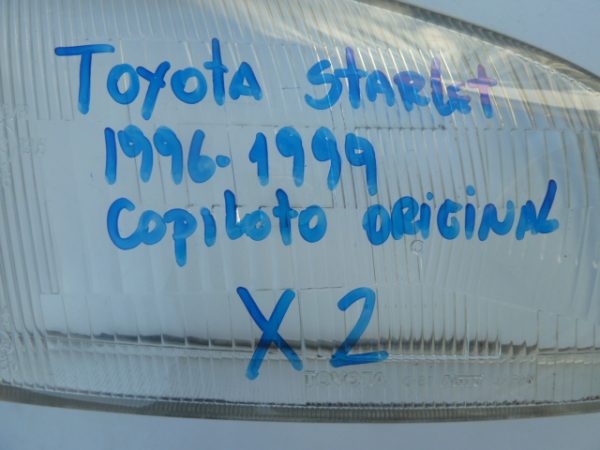 optico vidrio de optico toyota starlet 1996 1999 copiloto original - Imagen 2