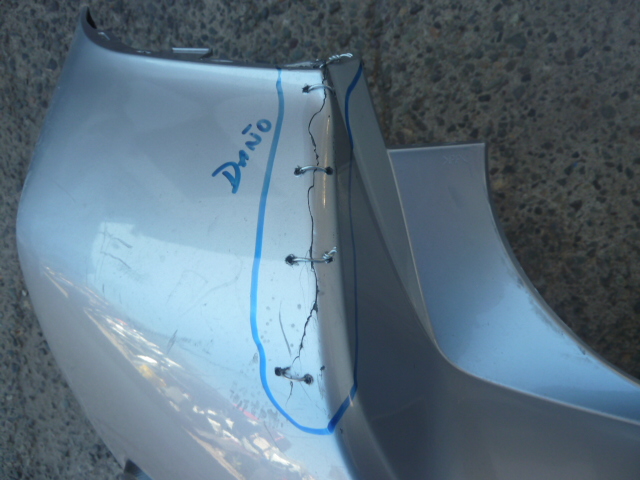 Parachoque subaru xv 2013 2017 trasero original daños - Imagen 8