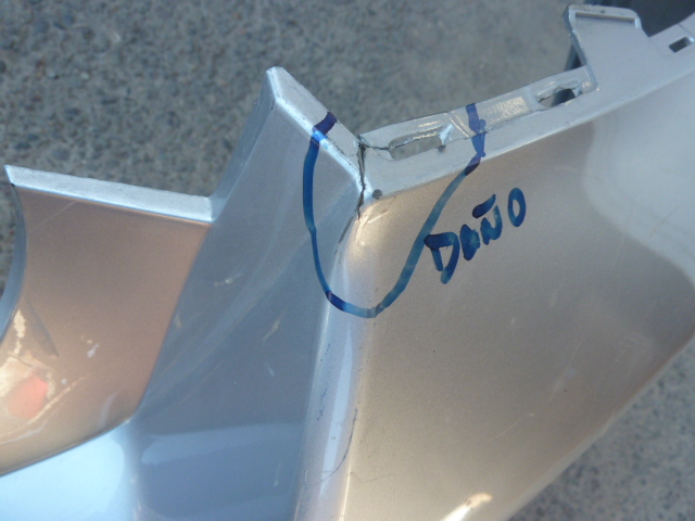 Parachoque subaru xv 2013 2017 trasero original daños - Imagen 2