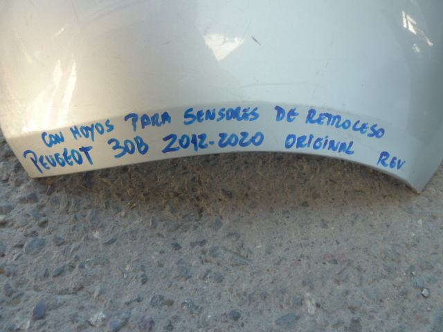 Parachoque peugeot 308 2012 2020 trasero original daños - Imagen 2