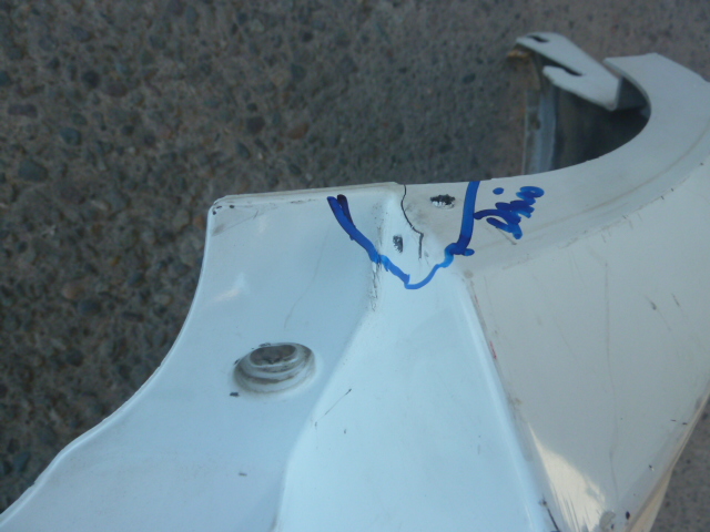 Parachoque compass 2013 2017 trasero original daños - Imagen 3