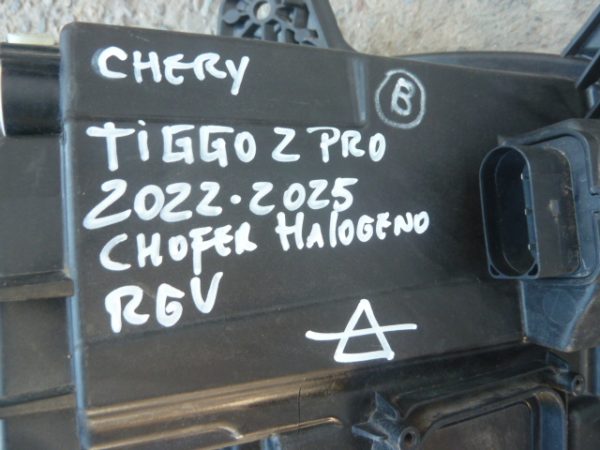 Optico chery tiggo 2 pro 2022 2025 chofer halogeno original - Imagen 2