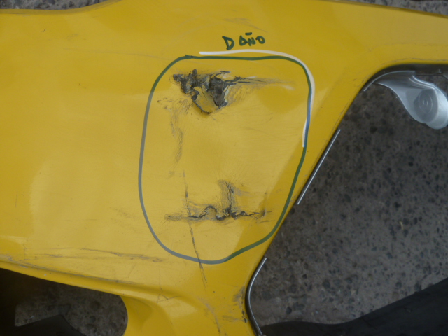 Parachoque mg 3 mg3 2012 2014 delantero original daños - Imagen 6