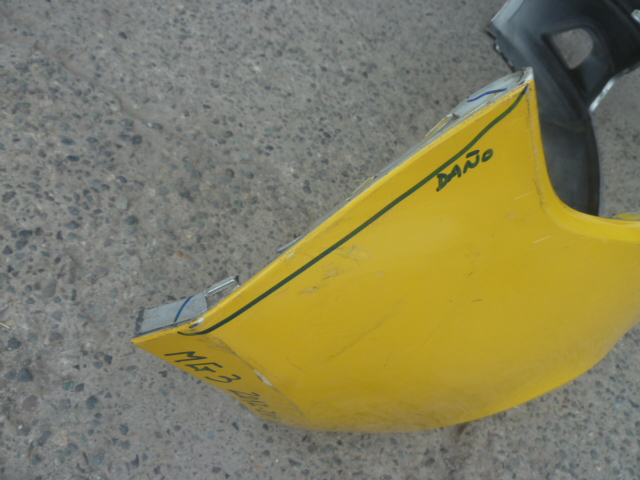 Parachoque mg 3 mg3 2012 2014 delantero original daños - Imagen 8