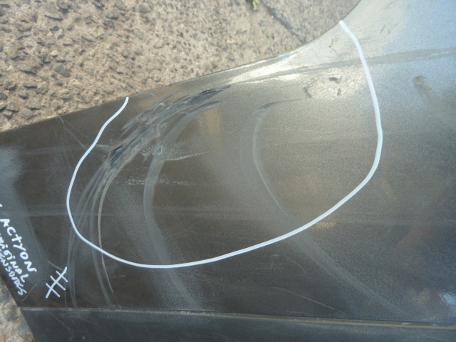 Parachoque ssangyong actyon 2013 2018 trasero daños - Imagen 8