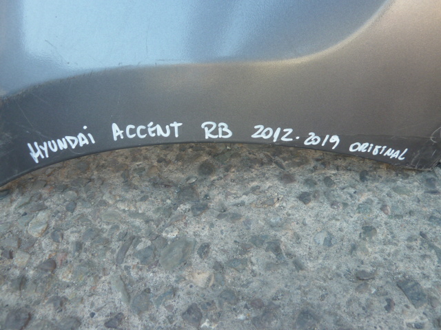 Parachoque accent rb 2012 2019 trasero daños - Imagen 3