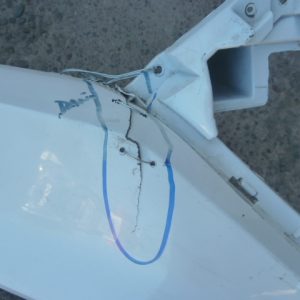 Parachoque hyundai tucson 2017 2018 delantero daños