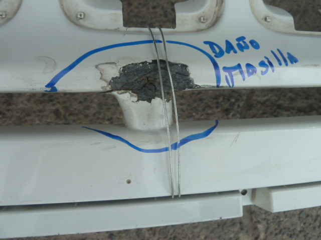 Parachoque jeep compass 2012 2017 delantero daños - Imagen 8