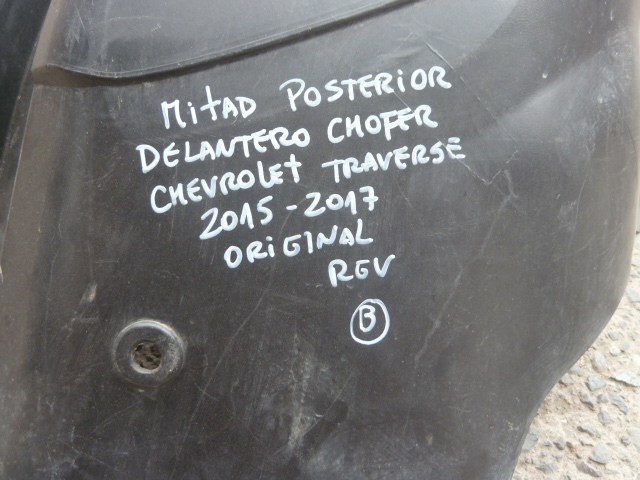 Guardafango traverse 2015 2017 mitad posterior delantera Chofer - Imagen 2