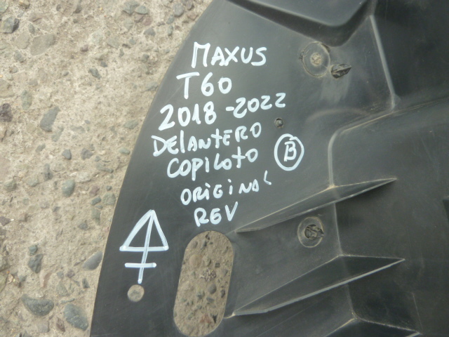 Guardafango maxus t60 2018 2019 2020 delantero copiloto - Imagen 3