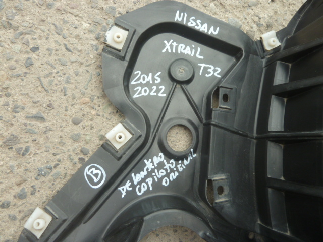 Guardafango xtrail t32 2015 2022 delantero copiloto original - Imagen 4