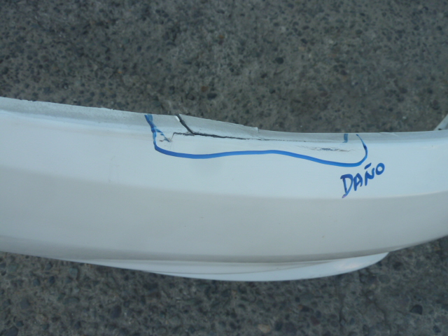 Parachoque ford fiesta 2015 2017 delantero falta pedazo y daños - Imagen 6