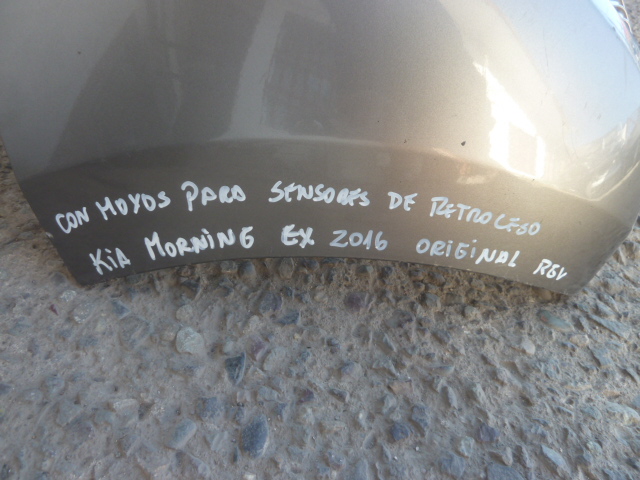 Parachoque kia morning ex 2016 original trasero daños - Imagen 6