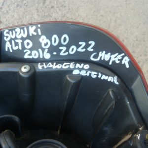 Foco suzuki alto 800 2019 2022 trasero chofer – daños