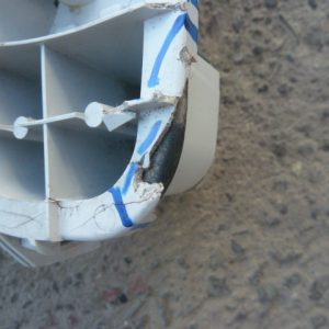 placa de foco renault oroch 2019 2023 trasero copiloto daños