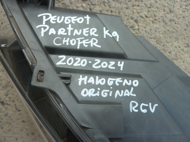 Optico peugeot partner k9 2020 2024 original chofer - daños - Imagen 4