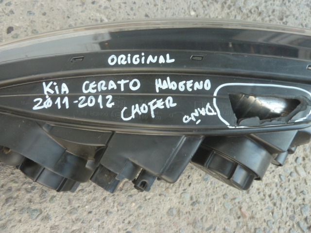 Optico kia cerato 2011 2012 original chofer - daños - Imagen 2