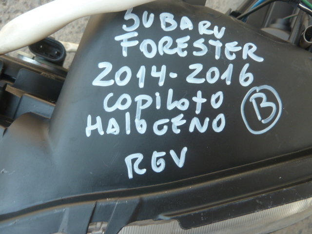 Optico subaru forester 2014 2016 halogeno original copiloto - Imagen 2