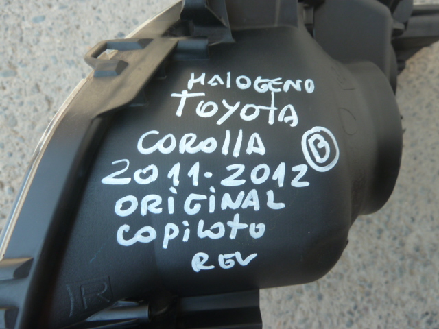 Optico toyota corolla 2011 2012 halogeno original copiloto - Imagen 3