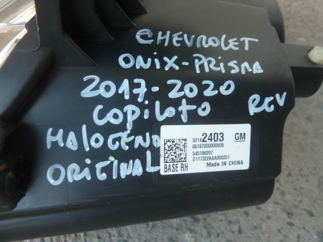 Optico chevrolet prisma 2017 2020 original copiloto daños - Imagen 3