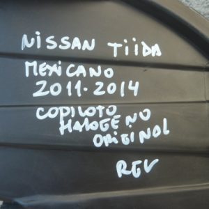 Optico nissan tiida mexicano 2011 2014 copiloto daños