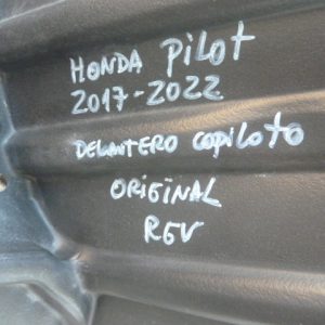 Guardafango honda pilot 2017 2011 delantero copiloto daños