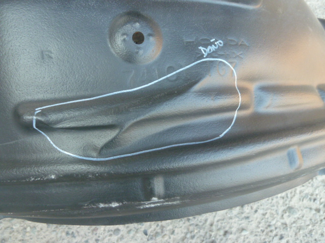 Guardafango honda pilot 2017 2011 delantero copiloto daños - Imagen 5