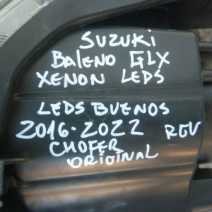 Optico suzuki baleno glx 2016 2022 chofer xenon/leds – daños