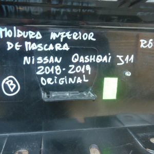 Moldura inferior de mascara nissan qashqai j11 2018 2019 buena