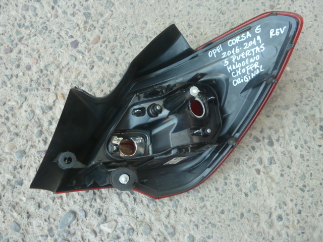 Foco opel corsa e 5/puertas 2016 2019 trasero chofer - trizado - Imagen 3