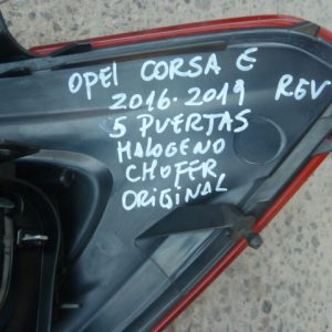 Foco opel corsa e 5/puertas 2016 2019 trasero chofer – trizado