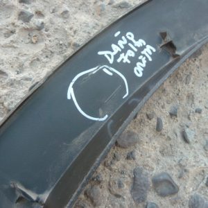 Moldura paso rueda nissan qashqai j11 2015 2022 delant chofer daños