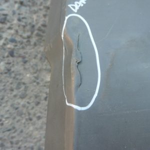 Moldura paso rueda fiat strada 2014 2019 trasera copiloto daños