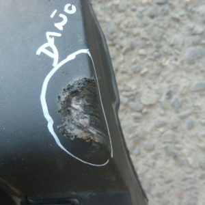 Moldura paso rueda mazda cx5 2012 2016 trasera copiloto daños