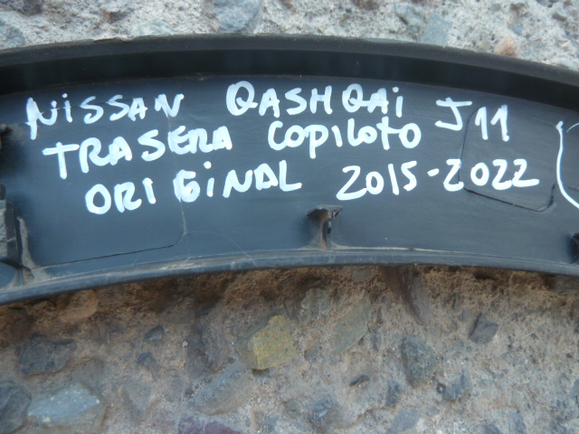 Moldura paso rueda qashqai j11 2015 2022 trasera copiloto daños - Imagen 4