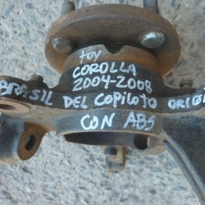 Muñon toyota corolla 2004 2008 c/abs delantero copiloto usado