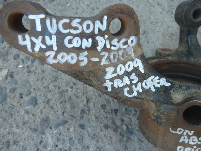 Muñon hyundai tucson 4x4 abs 2005 2009 trasero chofer usado - Imagen 5