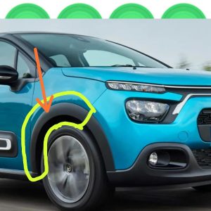 Moldura paso rueda citreon c3 19-23 del copiloto envio gratis RgvO