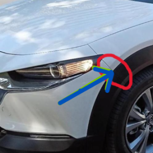 Soporte mensula mazda cx30 2020 2022 2024 del chofer RgvO