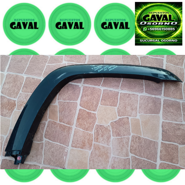 Moldura paso rueda 4runner limited 2010 2023 del copiloto daño RgvO